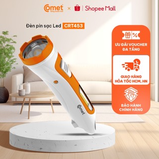 Đèn pin cầm tay comet crt453 đa năng sạc tích điện led siêu sáng 2w