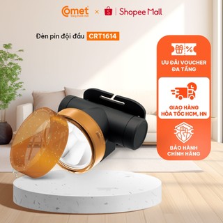 Đèn pin sạc led đội đầu comet crt1614 2w pin lithium đổi màu ánh sáng trắng/vàng