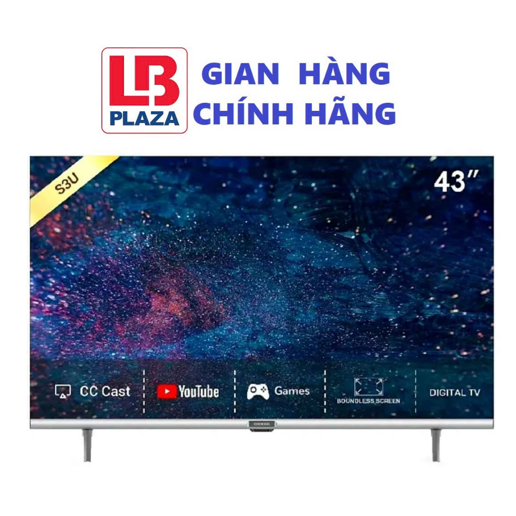 ( RẺ NHẤT ) Tivi COOCAA Smart HD 43inch 43S3U+