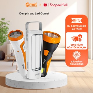 Đèn Pin Sạc Led COMET 2 trong 1 vừa là đèn pin vừa là đèn LED - Bảo hành 1 đổi 1 6 Tháng
