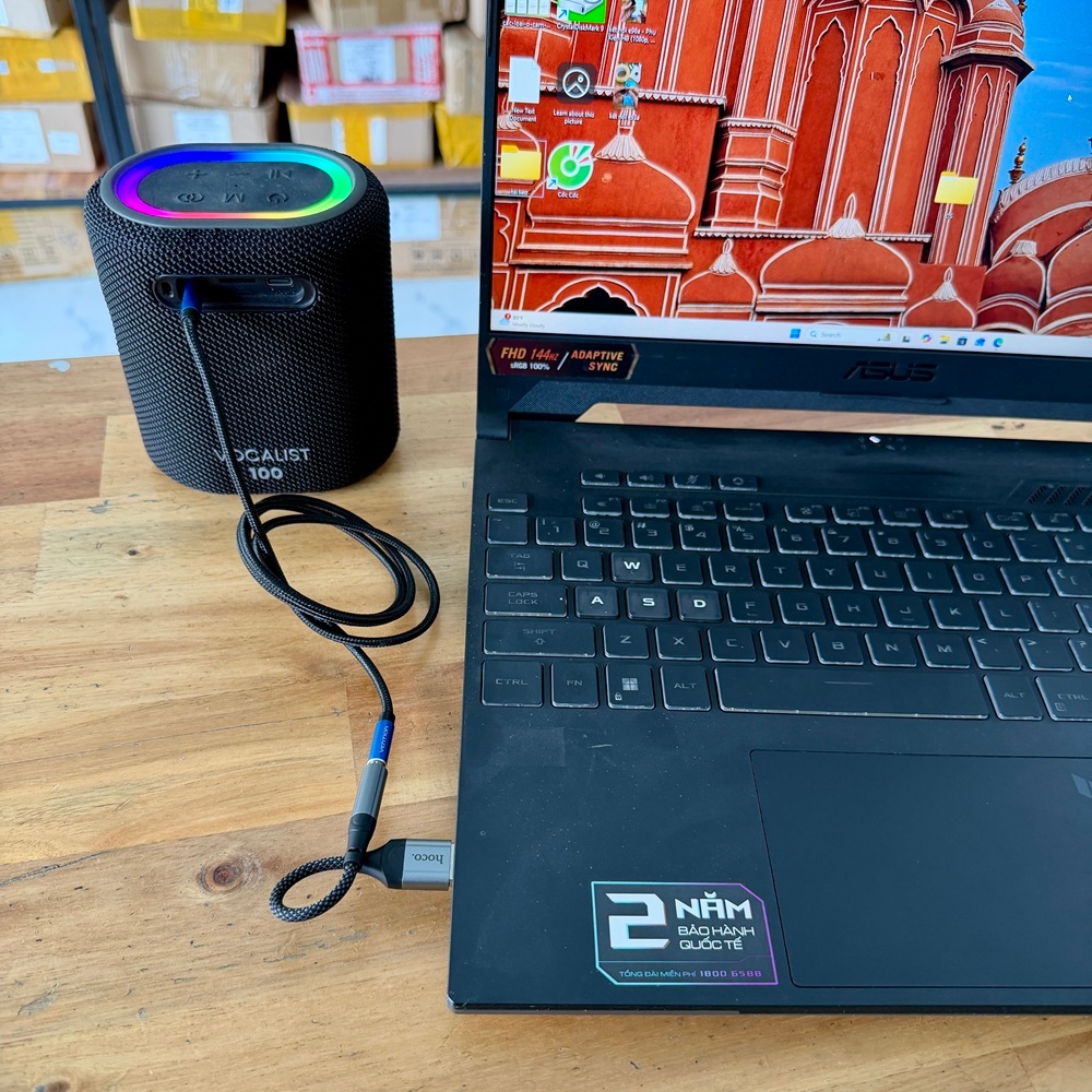 Jack chuyển USB-A to 3.5 Hoco LS36 usb sound dùng cho PC/ Laptop -Bảo Hành 3 tháng | BigBuy360 - bigbuy360.vn