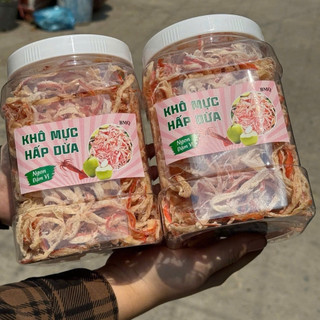 mực hấp nước dừa hộp 500g