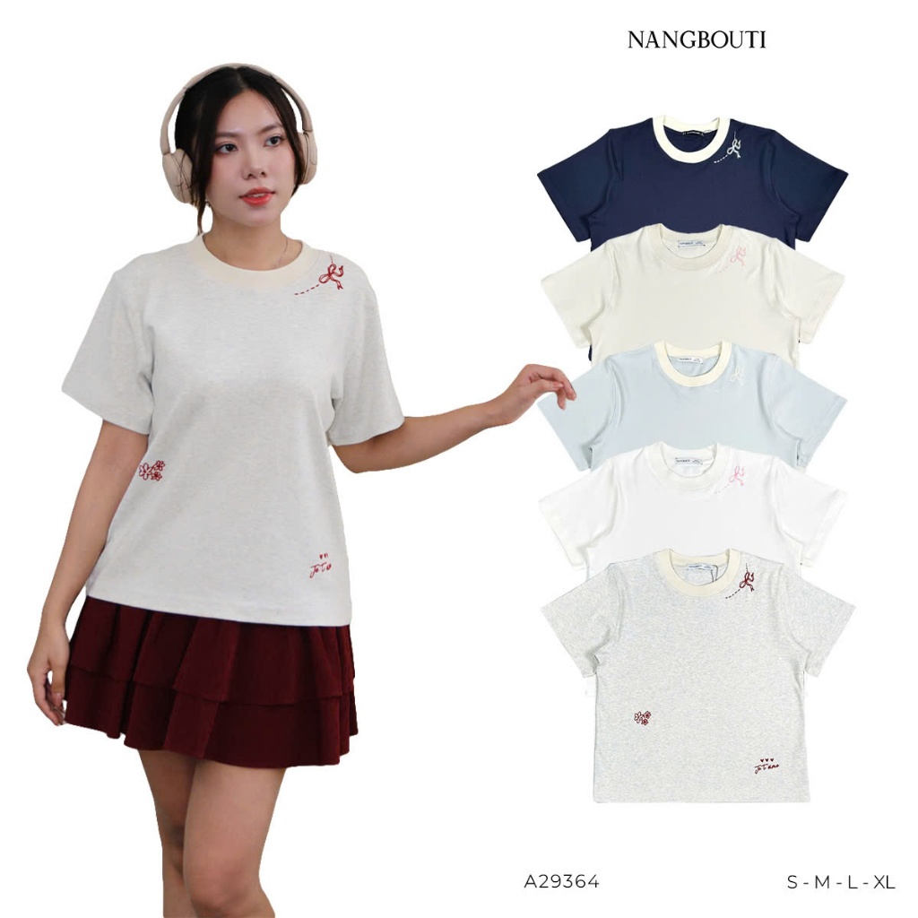 A29364 - Áo thun in Jet