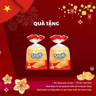 (HÀNG TẶNG KHÔNG BÁN) Combo 2 Bánh mì sandwich Staff lát mềm 275g