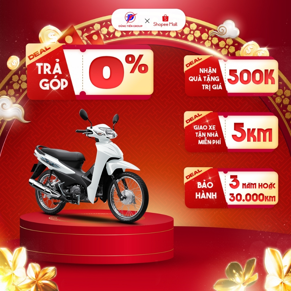 Xe Máy Honda Wave Alpha 110cc 2024 - Phiên Bản Tiêu Chuẩn