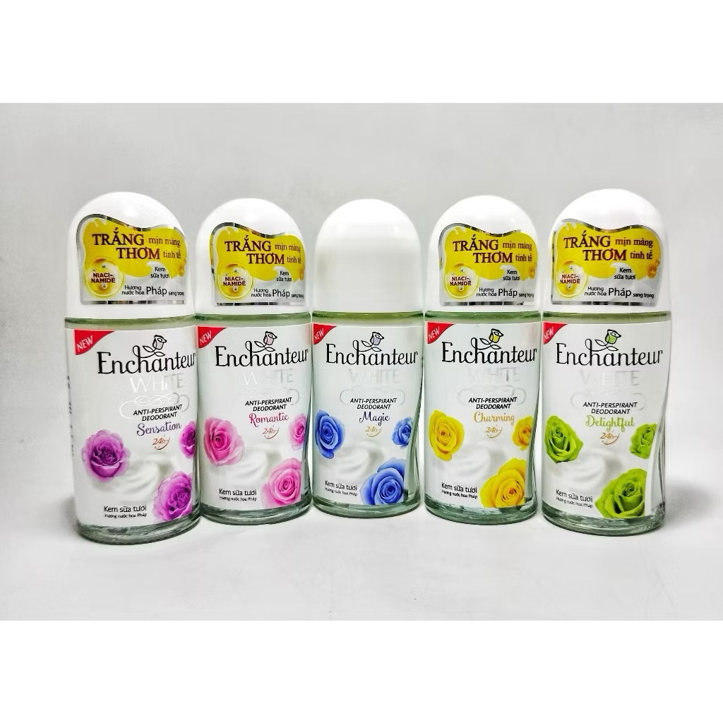 Lăn khử mùi ENCHANTER hương nước hoa dạng sữa - trong - lớn