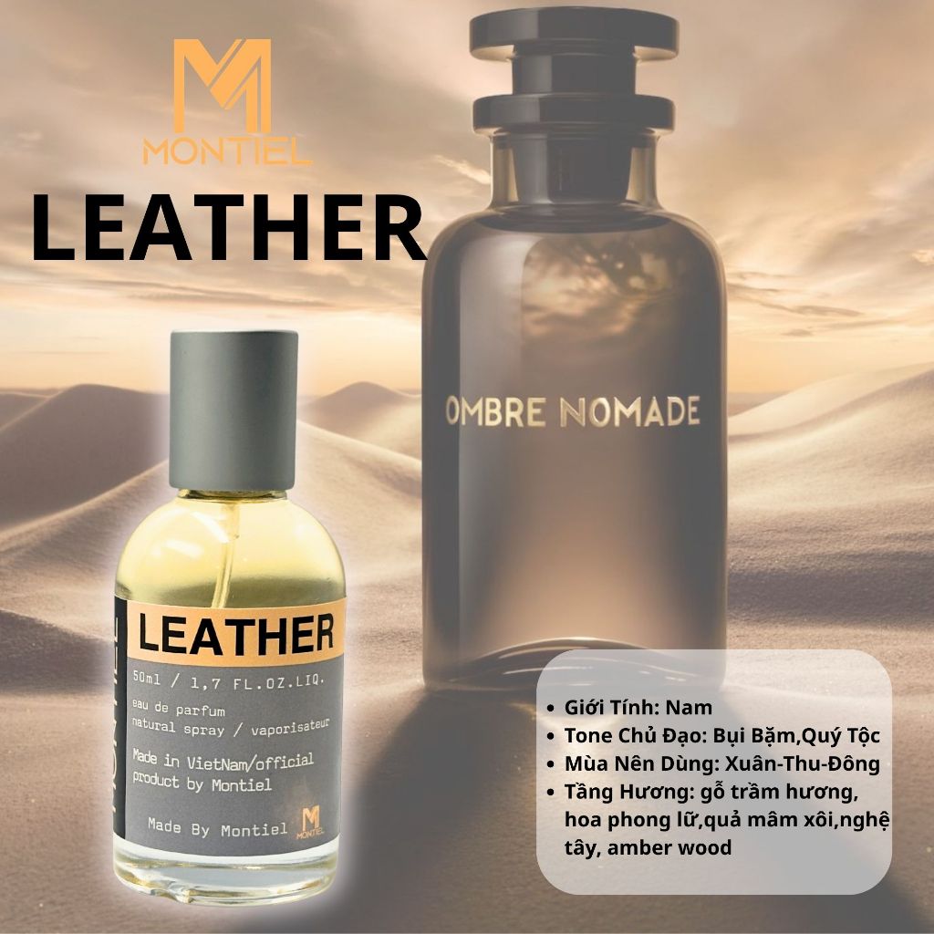 Nước Hoa Nam Leather ( Iuonvuituoi ombre nomade ) hương da thuộc và gỗ độc đáo