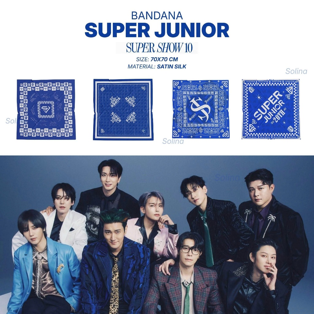 BANDANA SUPER JUNIOR, Khăn Banada SUPER JUNIOR, Banada SUPER JUNIOR