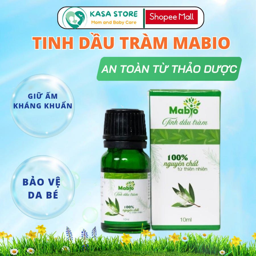 Tinh Dầu Tràm MABIO Giúp Giữ Ấm Cơ Thể Làm Dịu Vết Muỗi Đốt An Toàn Với Trẻ Nhỏ MABIO Chính Hãng