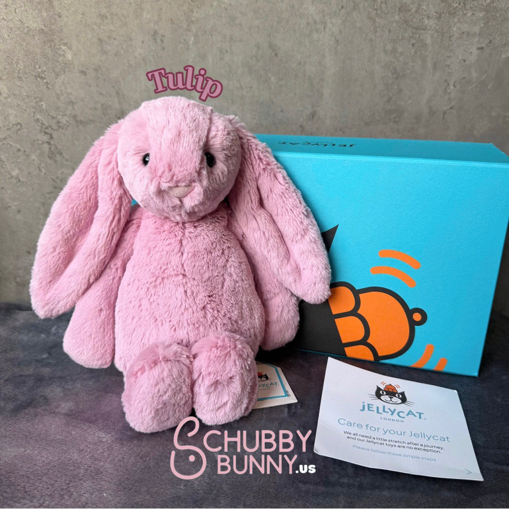 [CHÍNH HÃNG] THỎ BÔNG JELLYCAT TULIP PINK size M/L