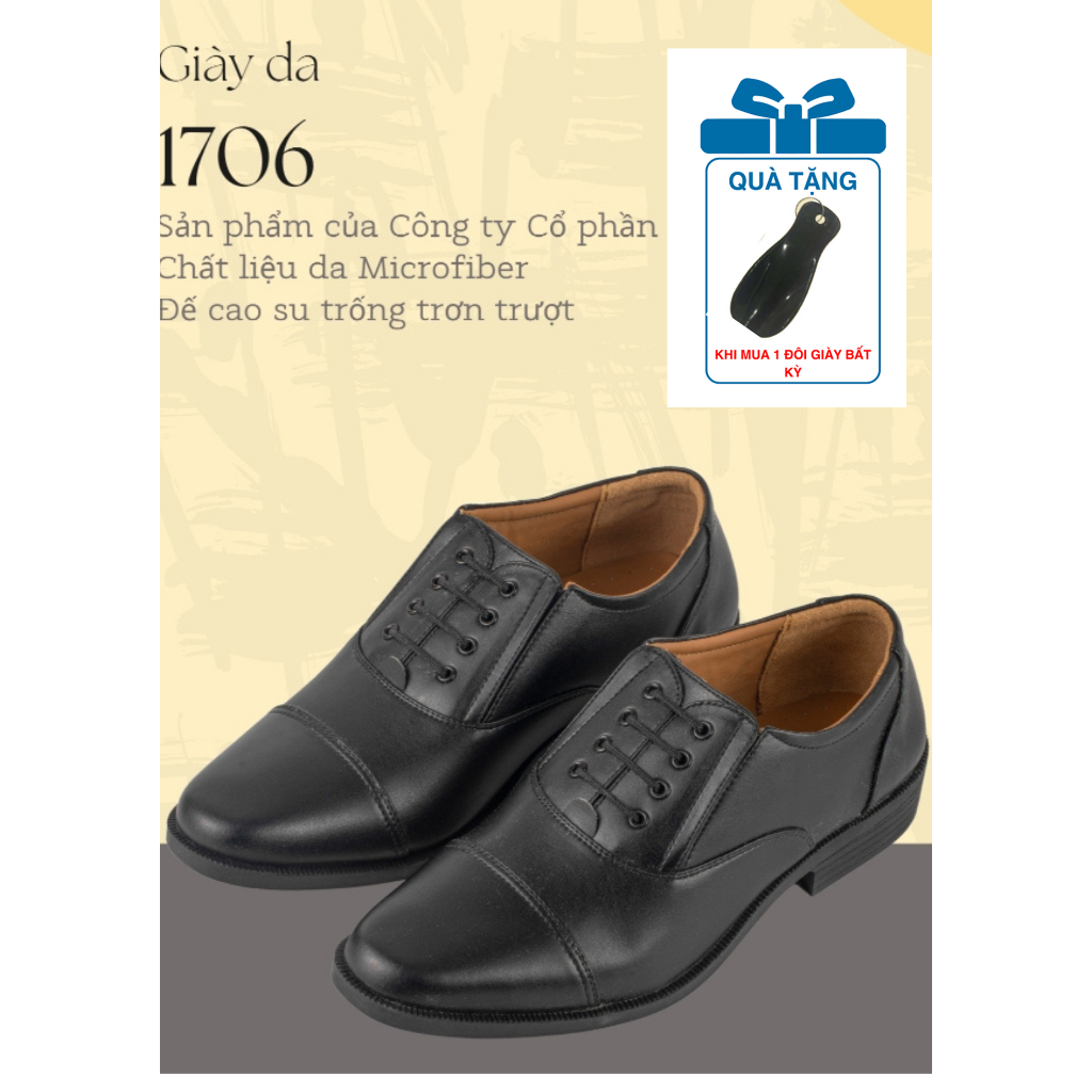 Giày da nam 1706 chính hãng Công ty Cổ phần 26