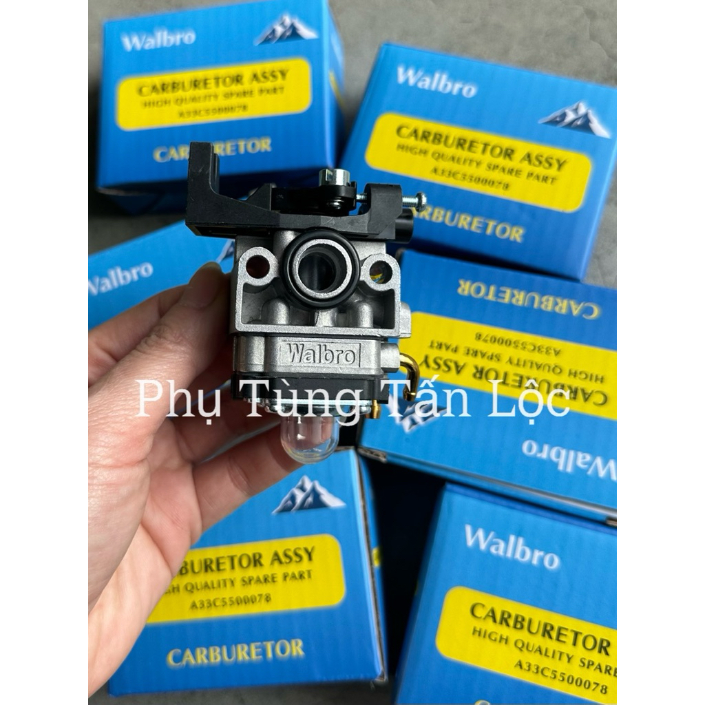 Chế hoà khí máy cắt cỏ Gx35 Walbro