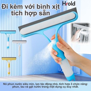 Cây lau kính đa năng 3 trong 1 kèm bình xịt và gạt nước lau kính dụng cụ lau kính thay thế khăn