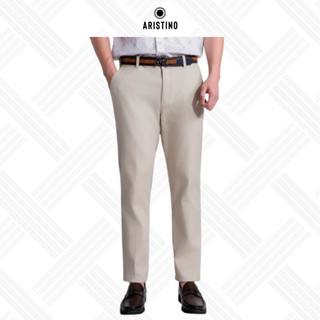 Quần Kaki Nam Aristino Regular Fit, chất liệu cotton thoáng khí, thấm hút mồ hôi AKK0100S0