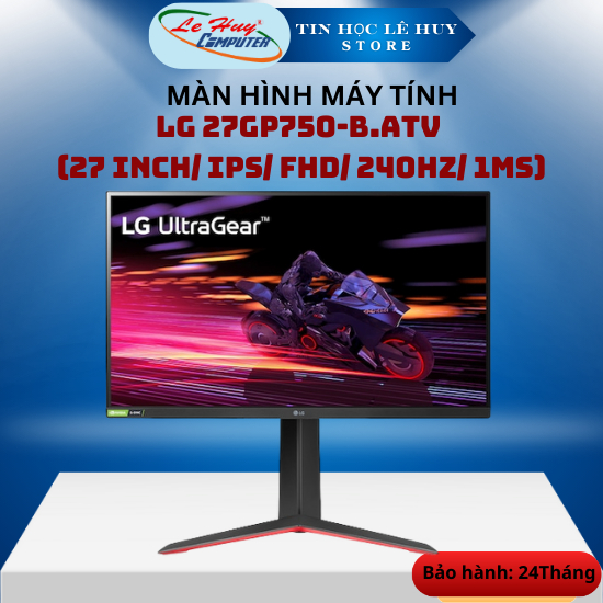 Màn Hình LCD LG UltraGear Gaming 27GP750-B.ATV (27 Inch/ IPS/ FHD/ 240Hz/ 1ms) - Hàng Chính Hãng