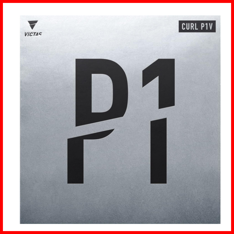 VICTAS Curl P1V Table Tennis Rubber Red/Black【Direct from Japan】