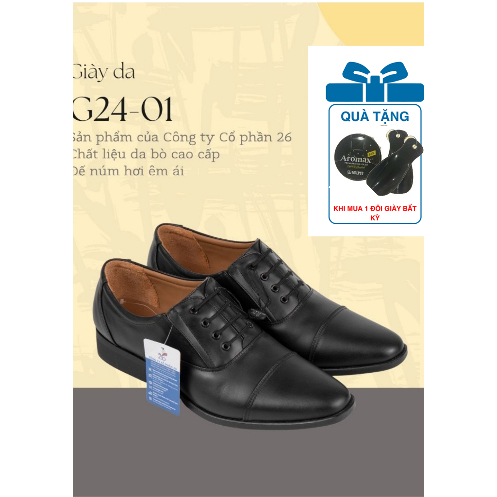 Giày da nam G24-01 Chính Hãng Công ty Cổ phần 26