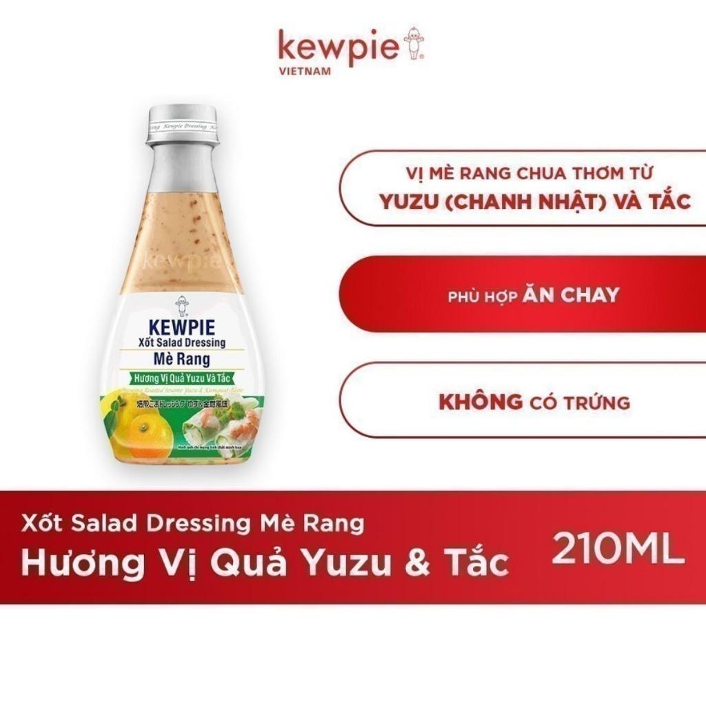 [Gift ] Xốt  Mè Rang Kewpie Hương Vị Quả Yuzu & Tắc 210ml