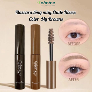 Mascara chuốt lông mày bền màu lâu trôi, chống nước chống mưa, bút kẻ lông mày lên màu tự nhiên