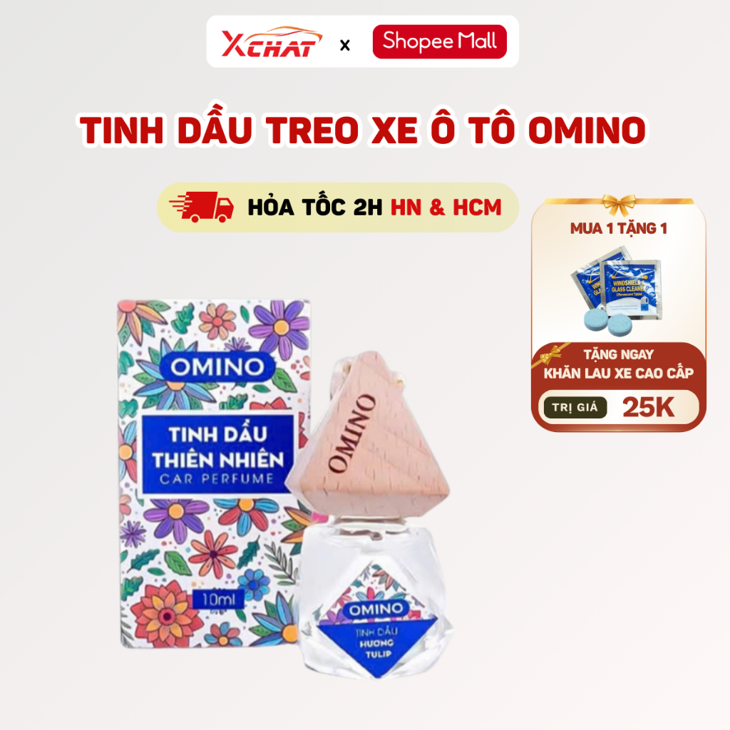( CHÍNH HÃNG) Tinh dầu treo xe ô tô cao cấp XCHAT 7ml khử mùi xe hơi thơm mát, thơm phòng, 22 mùi hương