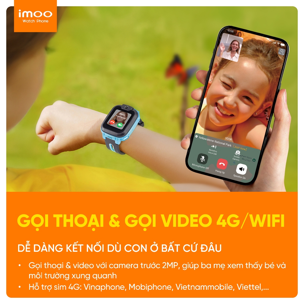Đồng Hồ Thông Minh Trẻ Em Lắp Sim imoo Z1 Gọi Điện Thoại video call HD/Định Vị GPS Chính Xác/4G Smartwatch/Kháng Nước | BigBuy360 - bigbuy360.vn