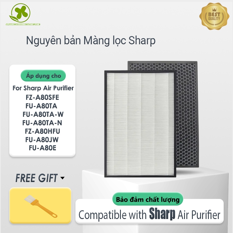 Lõi Lọc Không Khí SHARP FZ-A80SFE FU-A80TA / FU-A80TA-W / FU-A80TA-N HEPA  Air Purifier Filter