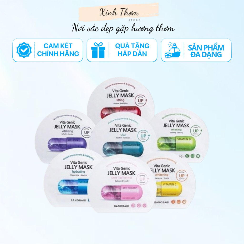 MẶT NẠ BANOBAGI Vita Genic Jelly Mask 30ml - MẶT NẠ BNBG - MASK BNBG