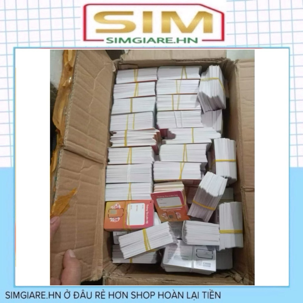 COMBO 10 sim VIETNAMOBILE giá 110.000 VNĐ chưa làm zl , mm , shoppe.. và nhiều ứng dụng khác