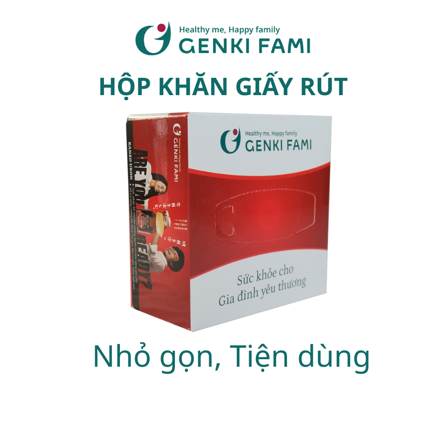 [Quà Tặng] Hộp Khăn Giấy Rút Genki Fami