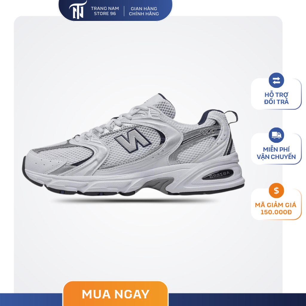 Giày_Newbalance 530 Phối Màu Navy Basic Đế Cao Êm Ái Thoải Mái Khi Vận Động Thể Thao