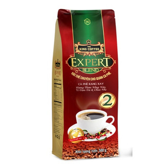 Cà Phê KING COFFEE Rang Xay Expert Blend 2 Pha Phin - Túi 500g - Đặc chế dành cho Quán Cà Phê