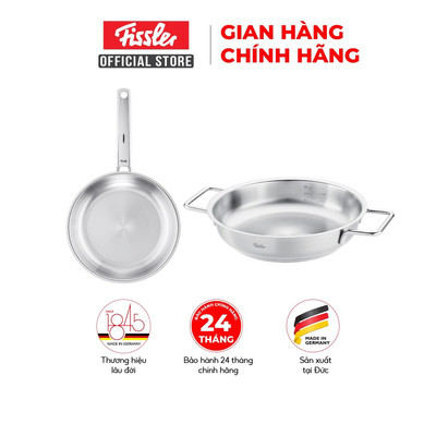 [TRẢ GÓP 0%] Chảo thép Fissler Pure - Hàng chính hãng sản xuất tại Đức bảo hành 2 năm