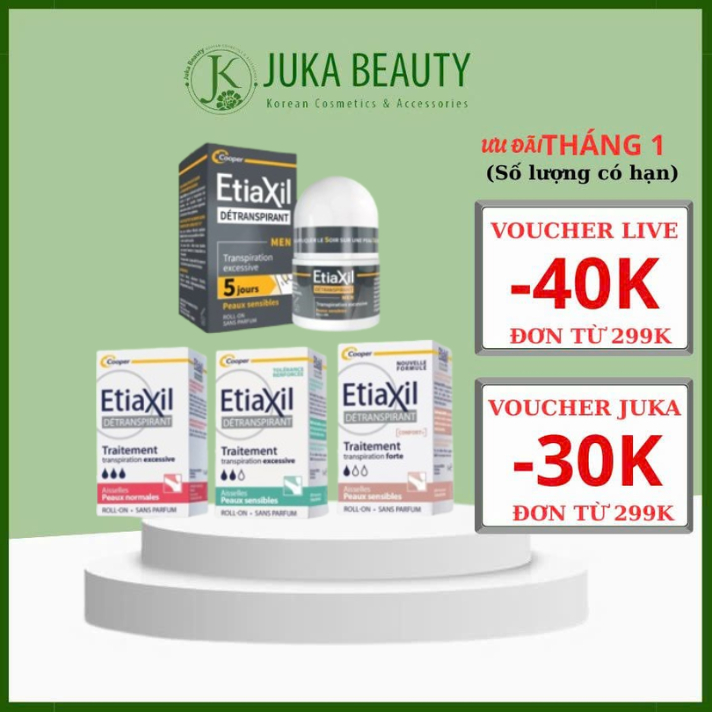 Lăn Khử Mùi Etiaxil Détranspirant Traitement Transpiration Excessive/ TOLÉRANCE/ EXTREME/ MEN 15ml