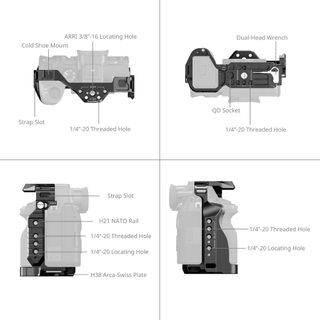 SMALLRIG Camera Cage for Sony A7V /  A7RV A7IV / A7SIII / Alpha 1 3667B /3667C ( Bản mới)