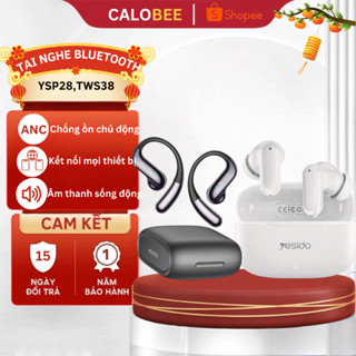 Tai nghe Bluetooth không dây Yesido TWS38, Tai nghe treo tai YSP28 Âm thanh HIFI, Pin Trâu