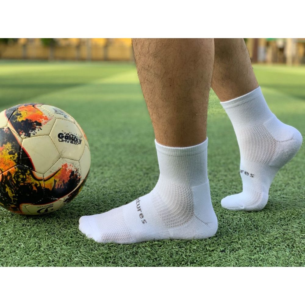 Tất Vớ Thể Thao Nam Nữ Elite Max Cushion Feetures  - Hàng Cotton 100% Thấm Hút Mồ Hôi Có Khâu Mũi