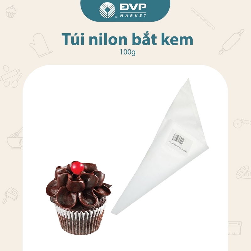 Túi nilon bắt kem 100g