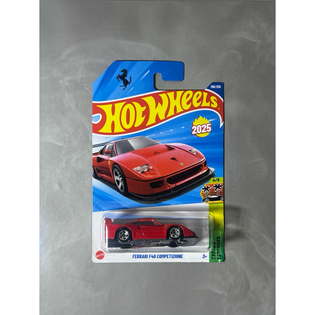 Hot Wheels Ferrari F40 Conpetizione 3+