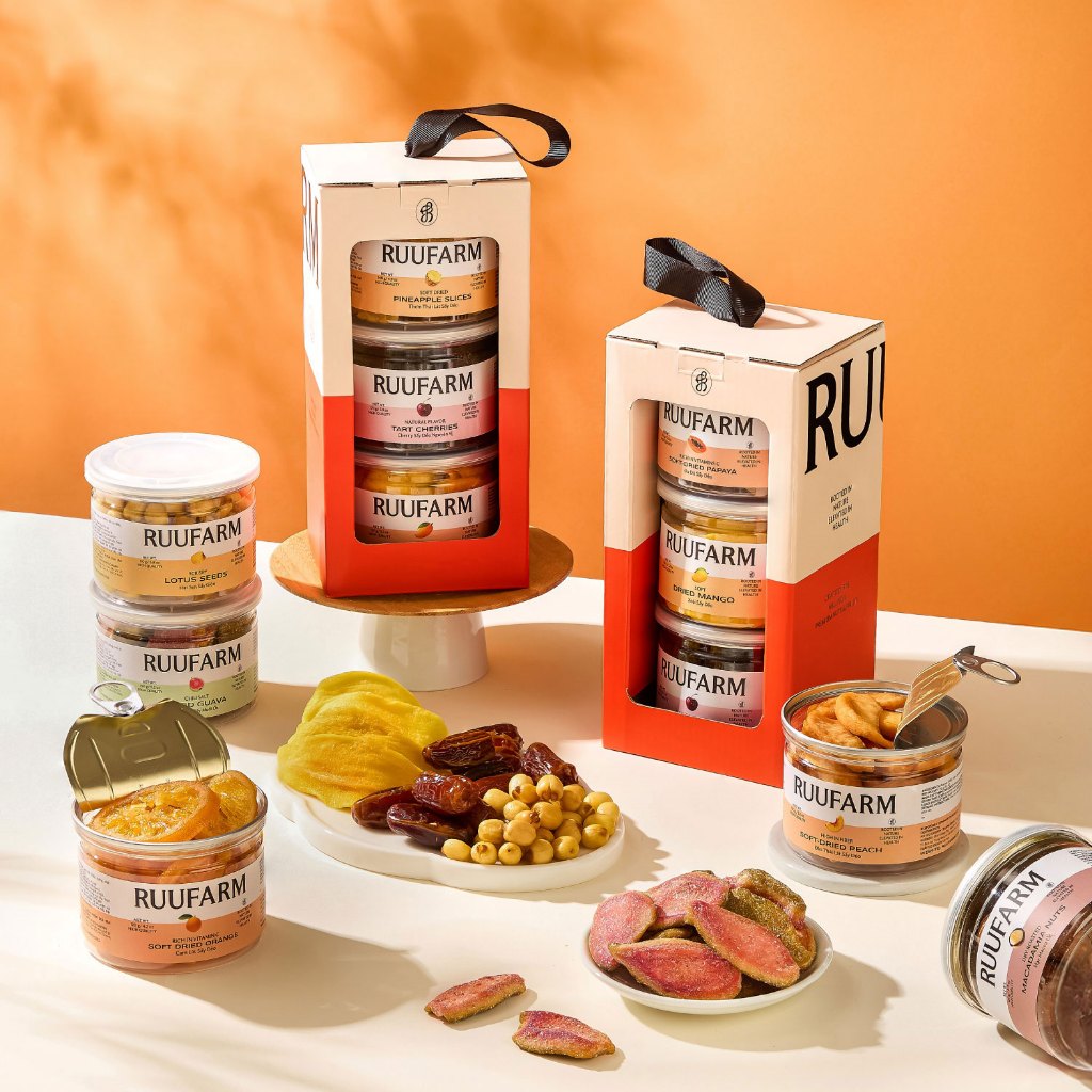 Hộp quà tết Phúc Nhiên Ruufarm 3 món