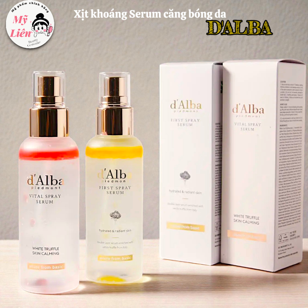 D'Alba -  Xịt khoáng dưỡng căng bóng da DALBA White Truffle First Spray Serum