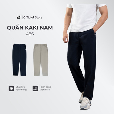 [MỚI] Quần kaki nam dáng suông Auzed, Cạp khóa cài khuy, Vải Kaki mềm mịn, thoải mái 486
