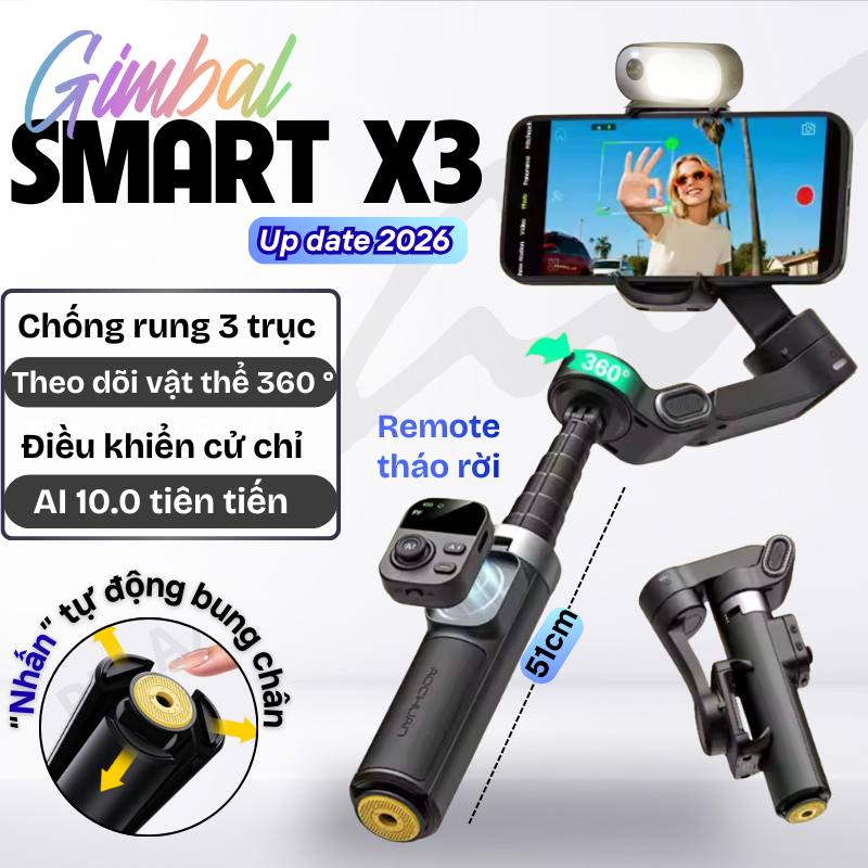 Gimbal SMART X3 cao cấp