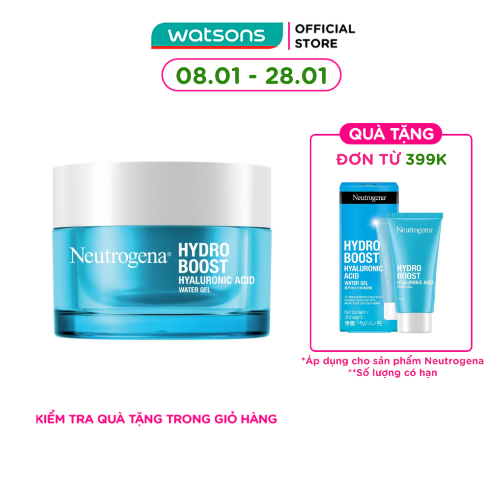 Kem Dưỡng Ẩm Neutrogena Hydro Boost Water Dạng Gel Cấp Ẩm 50g