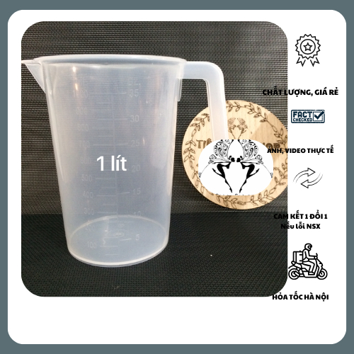 Ca nhựa chia vạch 1 lít tientienshop