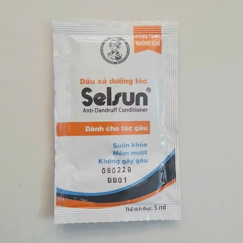 (50 gói x5ml hàng khuyến mãi) Dầu xả dưỡng tóc Selsun
