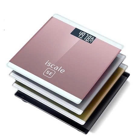 Cân Điện Tử ISCALE Theo Dõi Cân Nặng Nhiệt Độ Phòng Chính Xác 100% -Cân Sức Khoẻ Gia Đình Xịn 180KG tặng kèm 2 Pin AA
