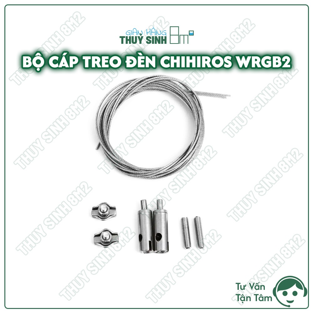 Bộ Cáp Treo Đèn CHIHIROS WRGB 2 | Phụ Kiện Treo Đèn Thuỷ Sinh | 8m2