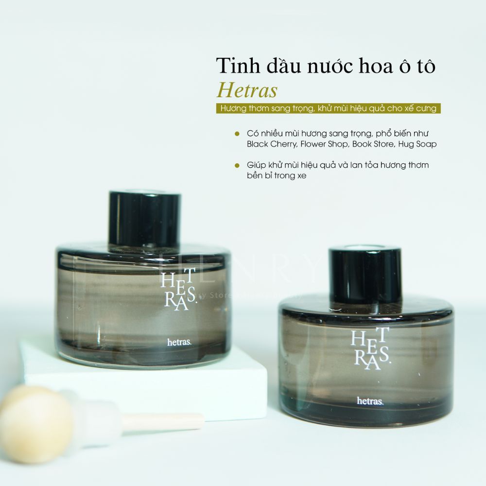 Nước Hoa Ô Tô Hetras Mùi 07 Hotel Wood / 02 Flower Shop 77ml