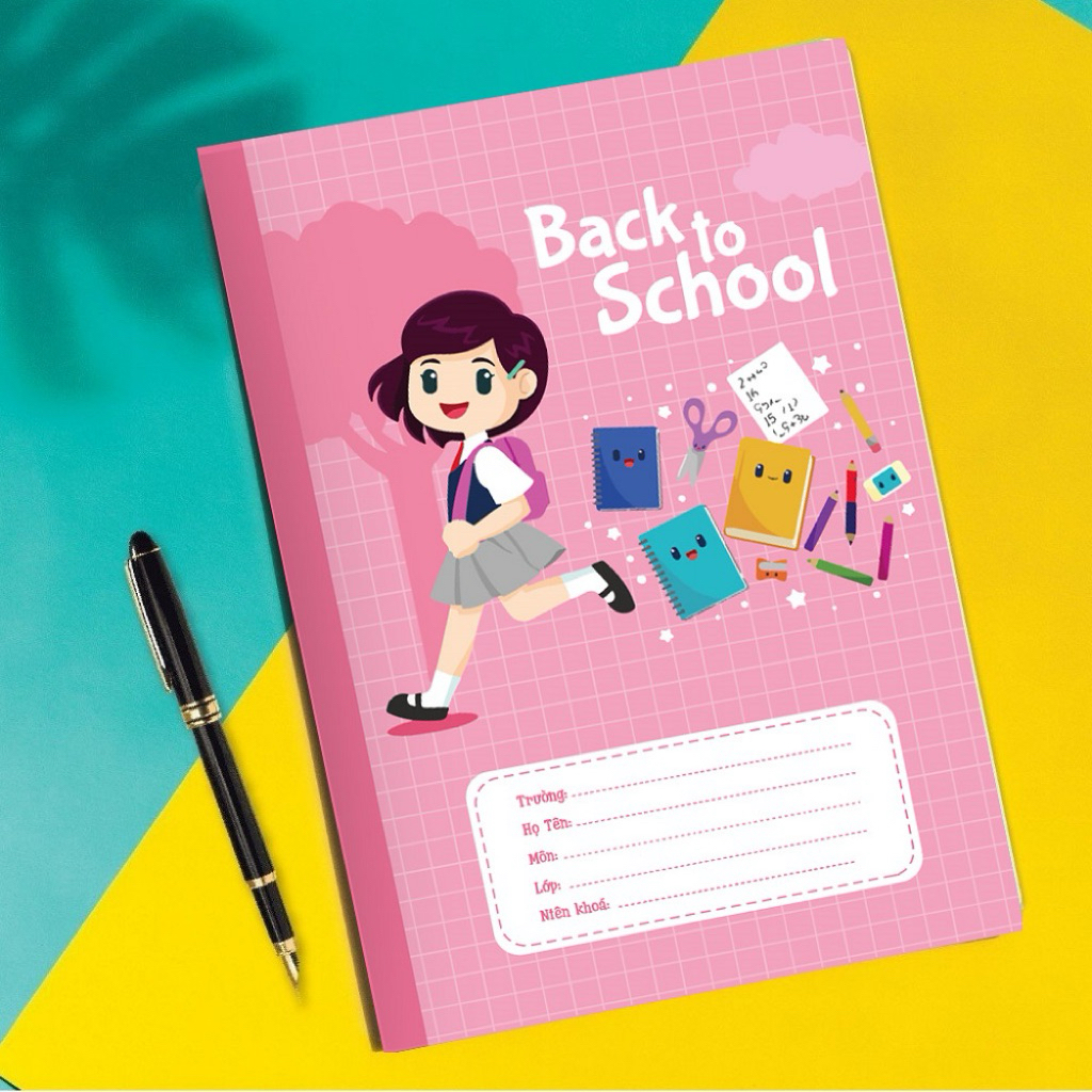 Tập 5 ôli Tập vở Back to school cá tính bền đẹp giá tốt. Tự thiết kế Tập vở Play Together mang phong