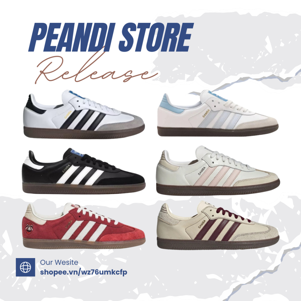 [ Chính Hãng ] Giày Adidas Samba OG, Giày Sneaker Các Phối Màu Nam Nữ